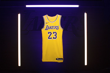 LeBron James Los Angeles Lakers Showtime Icon Jersey