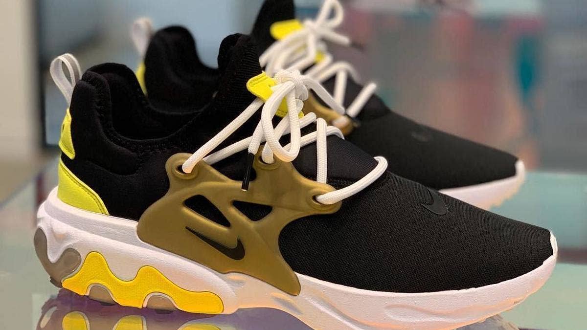 Initial images have surfaced of the Nike Presto React. The pair fuses a re-designed Air Presto upper with the cushioning of a React midsole. 