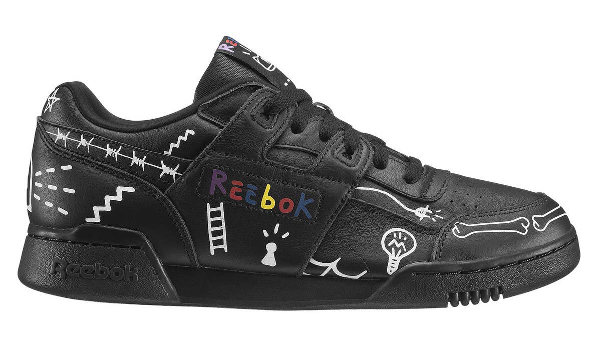 Artist Trevor 'Trouble' Andrew has a new '3:AM' Reebok Workout Plus collaboration in black and it's available now. Find out how to get the limited-edition sneakers here.