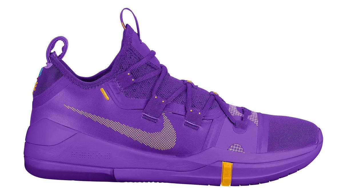 Seven colorful styles is releasing for Kobe Bryant's latest A.D. signature model, currently available for preorder on eastbay.com now. 