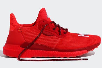 Pharrell x Adidas Solar Hu Glide 'Red/Power Red/Running White' EF2381 (Lateral)