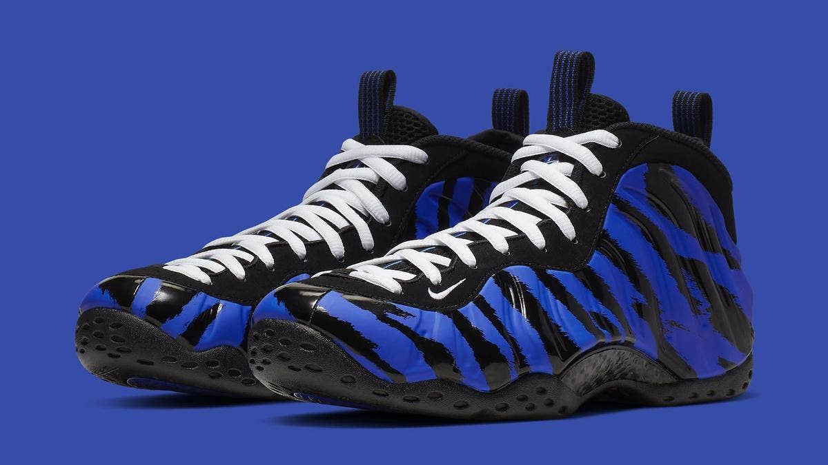 The team-exclusive Nike Air Foamposite One 'Memphis Tigers' is releasing on Mar. 9, 2019 as a quickstrike at select Nike Basketball retailers.