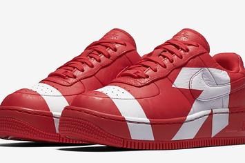 Nike Air Force 1 Upstep WMNS 'Red/White' (Pair)