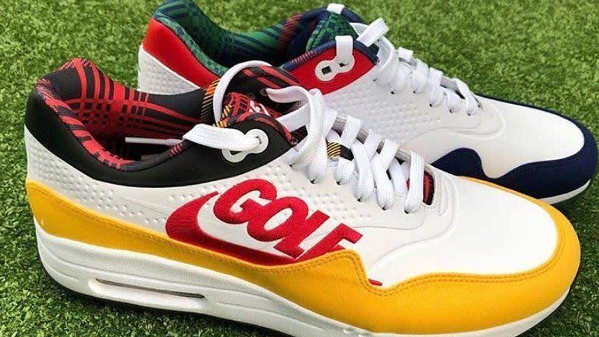 The Crooks & Castles x Nike Air Max 1 Golf collab is slated to release sometime in August. 