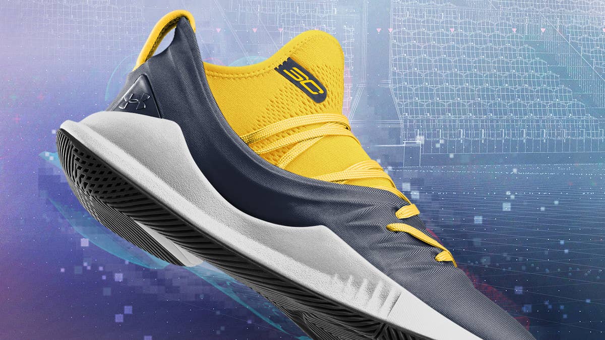 Stephen Curry's Under Armour Curry 5 signature sneakers are available now from the brand's customizable Icon platform. Users are able to upload their own images for a one-of-a-kind look.