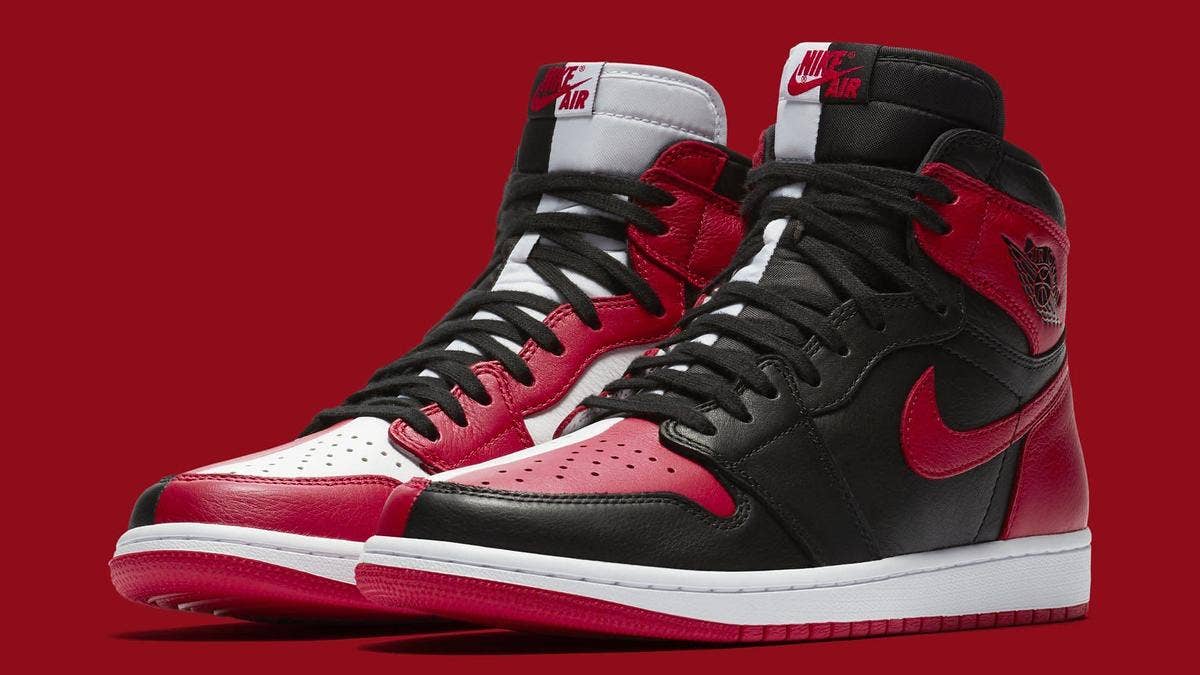 Details on retailer Finish Line's Air Jordan restock for September 2018 with second chances at drops including the "Homage to Home" Air Jordan 1, "Win Like '96" Air Jordan 11, and the "Michigan" Air Jordan 12.
