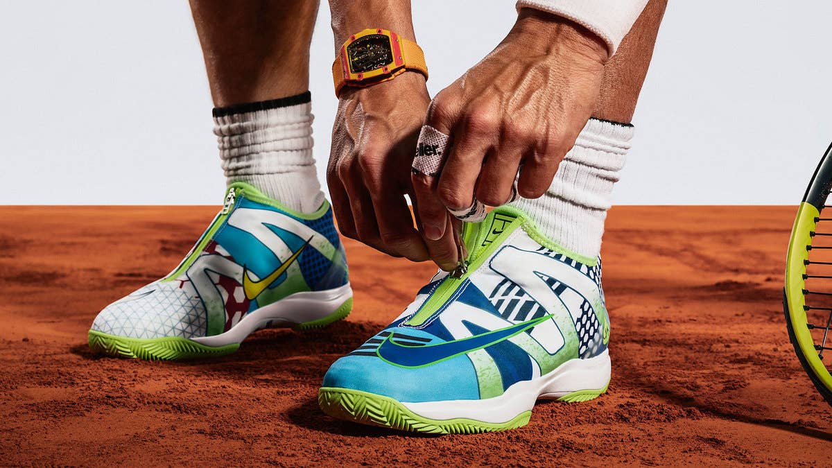 Nike is celebrating the 2019 French Open with the release of a special 'What The' NikeCourt Cage 3 Glove to honor Rafael Nadal's 11 career French Open titles.