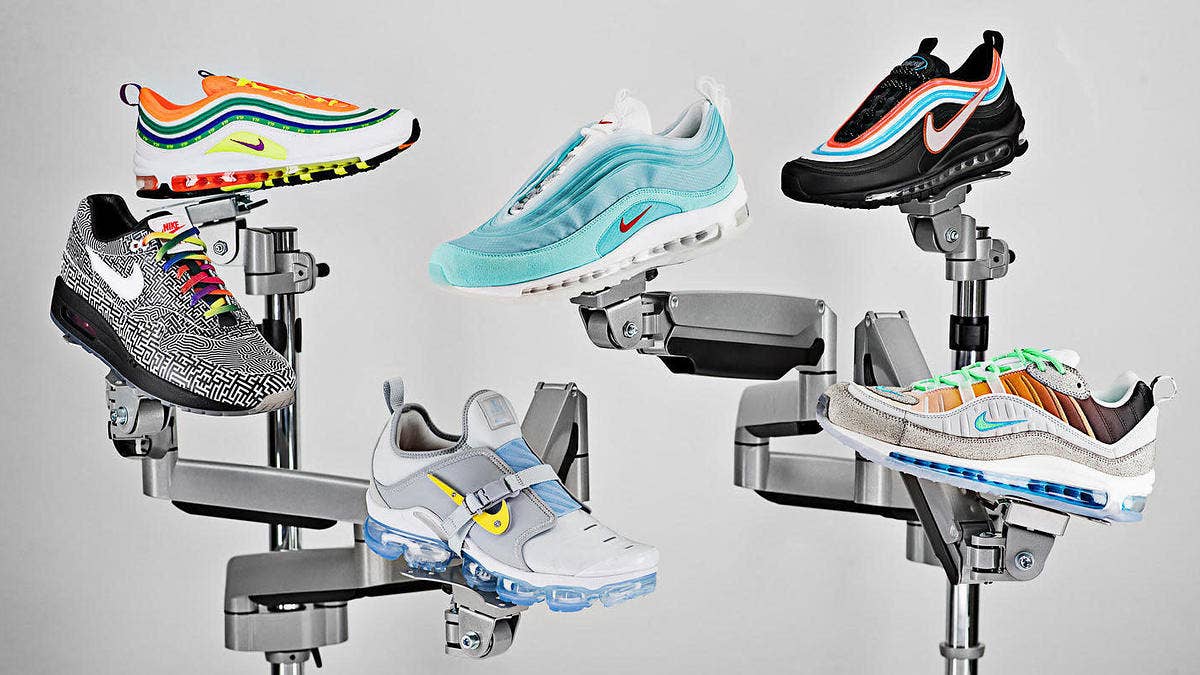 Nike has revealed the final designs for its six 'On Air' contest winners. Pairs represent New York, London, Paris, Tokyo, Seoul, and Shanghai.