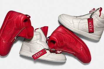 Vogue x Air Jordan 1 Zip AWOK 'Sail' and 'University Red'