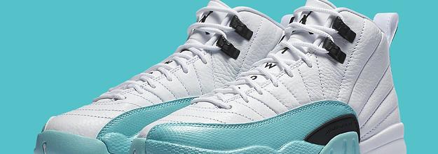 White light aqua 2024 black jordan 12