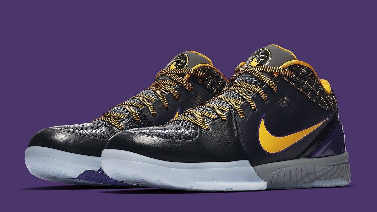 The classic 'Carpe Diem' Nike Zoom Kobe 4 is expected to return in Protro form later this year. 