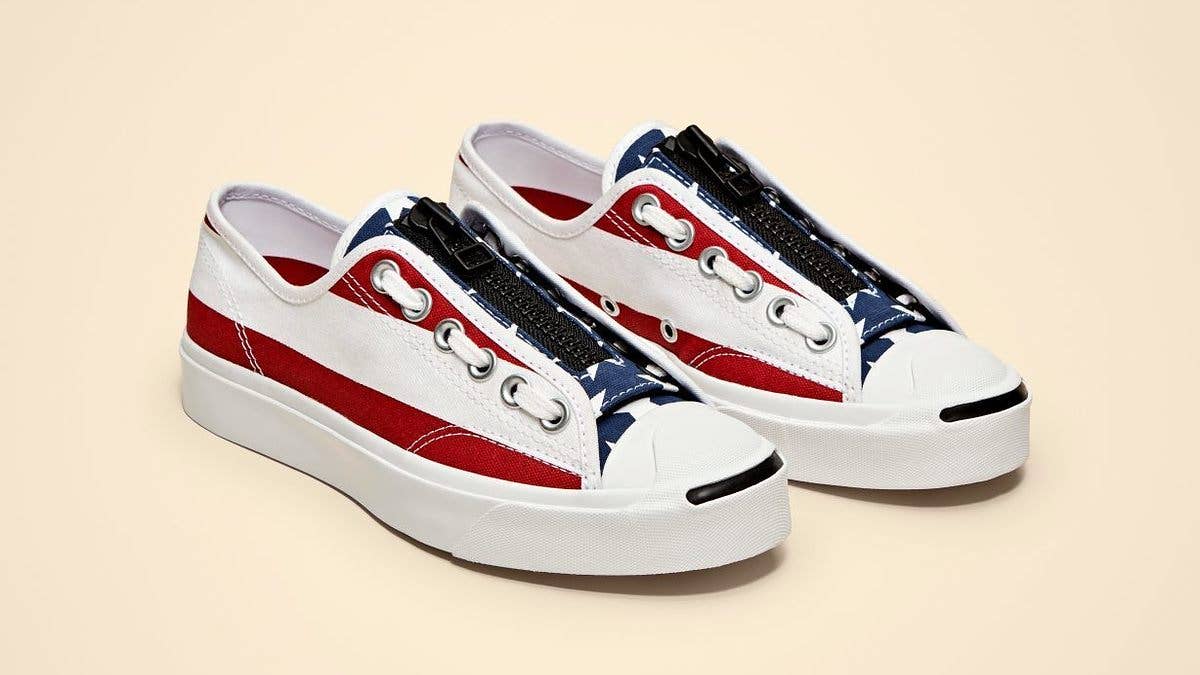 TakahiroMiyashita TheSoloist. has collaborated with Converse on a duo of Jack Purcells covered in a patriotic pattern. Check out more details here.
