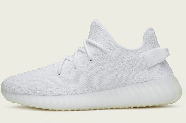 Triple white yeezy on sale womens