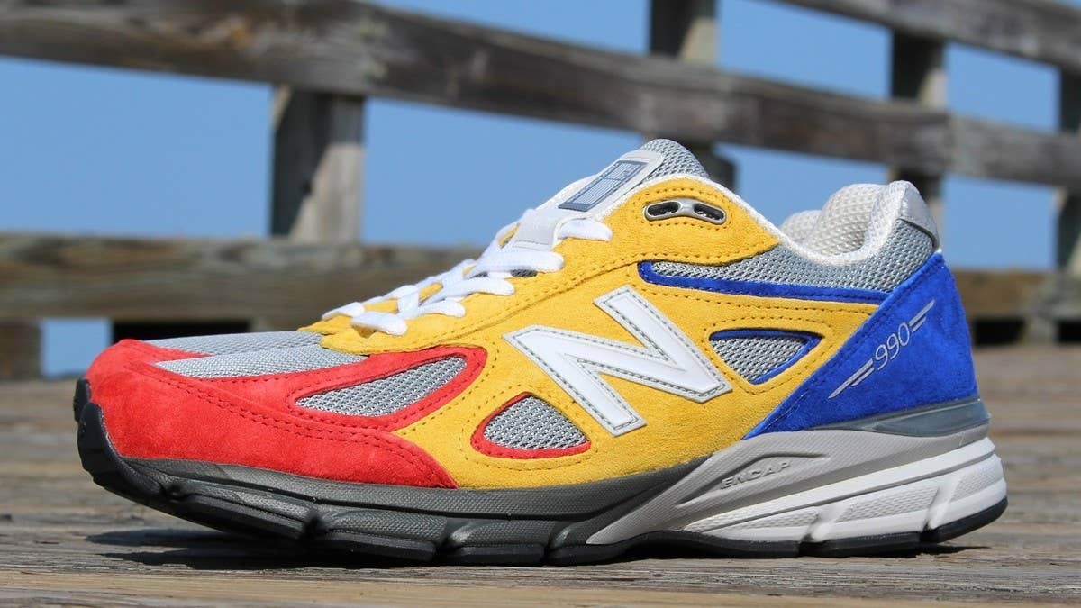 DMV streetwear brand EAT is partnering with sneaker retailer Shoe City and sneaker brand New Balance for a new 990v4 collab releasing in a variety of sizes. 