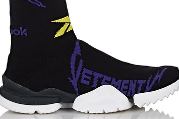Vetements x Reebok Sock Runner 'Black/Yellow/Purple'