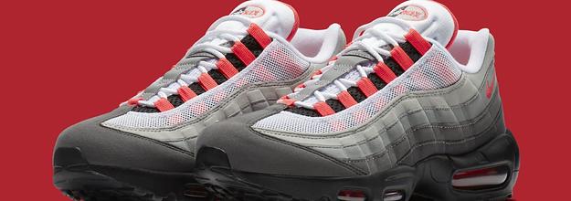 Nike air max 95 360 - white/black-solar clearance red