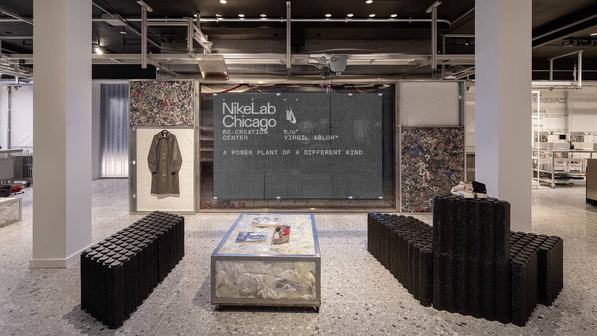 A detailed look at Virgil Abloh's brand new NikeLab Chicago Re-Creation Center. Check out more information about the space here.