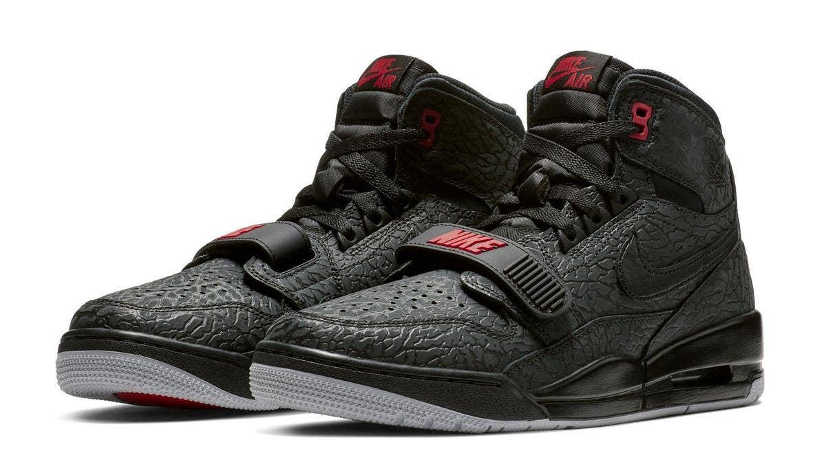 Th Jordan Legacy 312 is releasing a new flipped colorway that features the brand's iconic elephant print. 