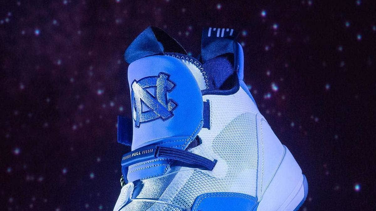 A preview of a Air Jordan 33 PE (player exclusive) sneaker created for the UNC Tar Heels. Find out more including potential release details here.