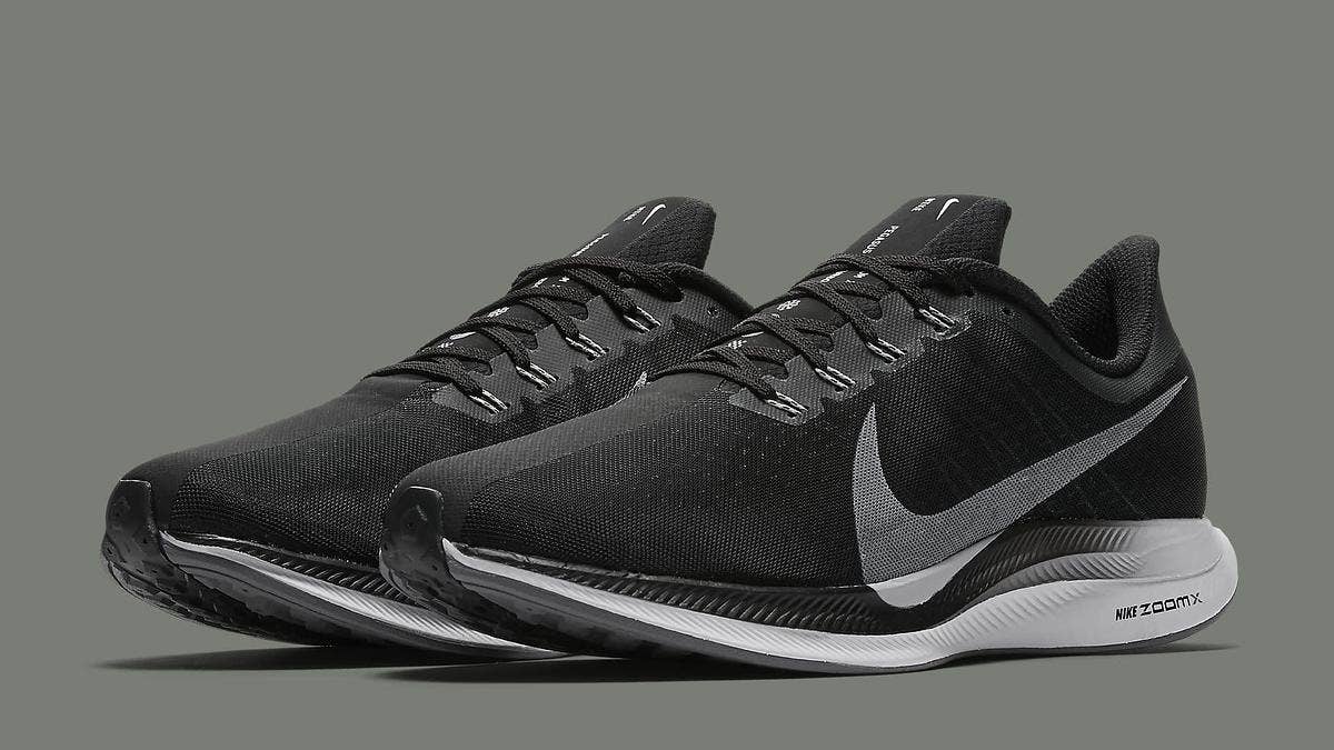 Another iteration of the Nike Zoom Pegasus Turbo is releasing in a simple black and metallic silver colorway on Aug. 2, 2018, at a retail price of $180.
