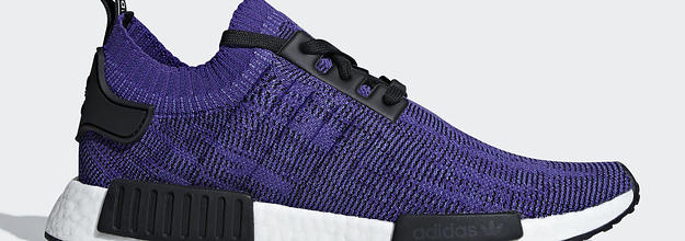 Adidas nmd primeknit top purple