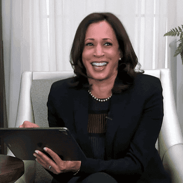 VP Kamala Harris laughing