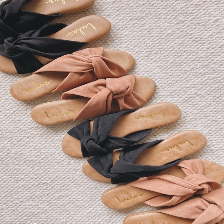sandals in three colors