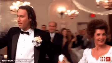GIF from "My Big Fat Greek Wedding"