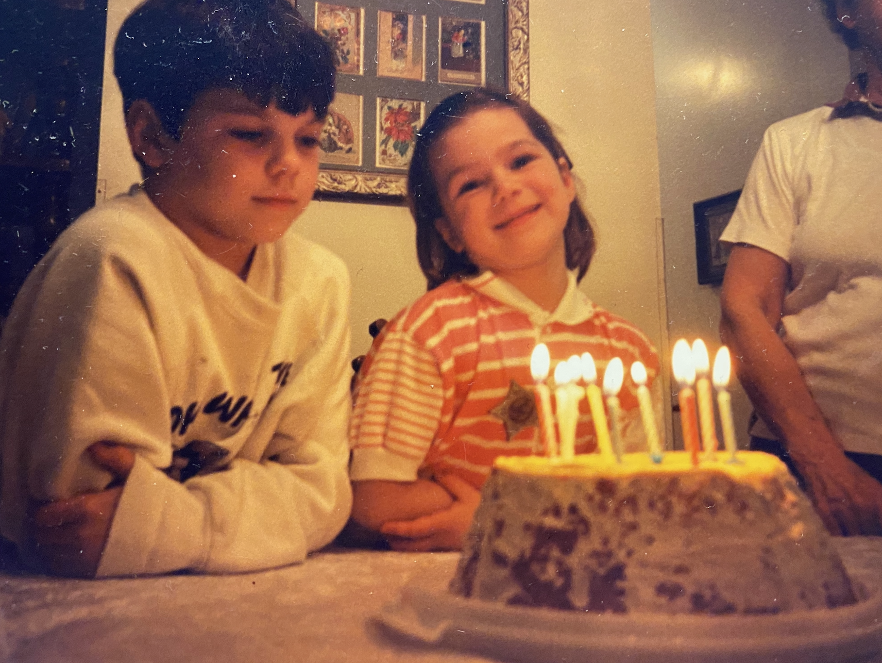 Philip Lipschutz with his sister Erika