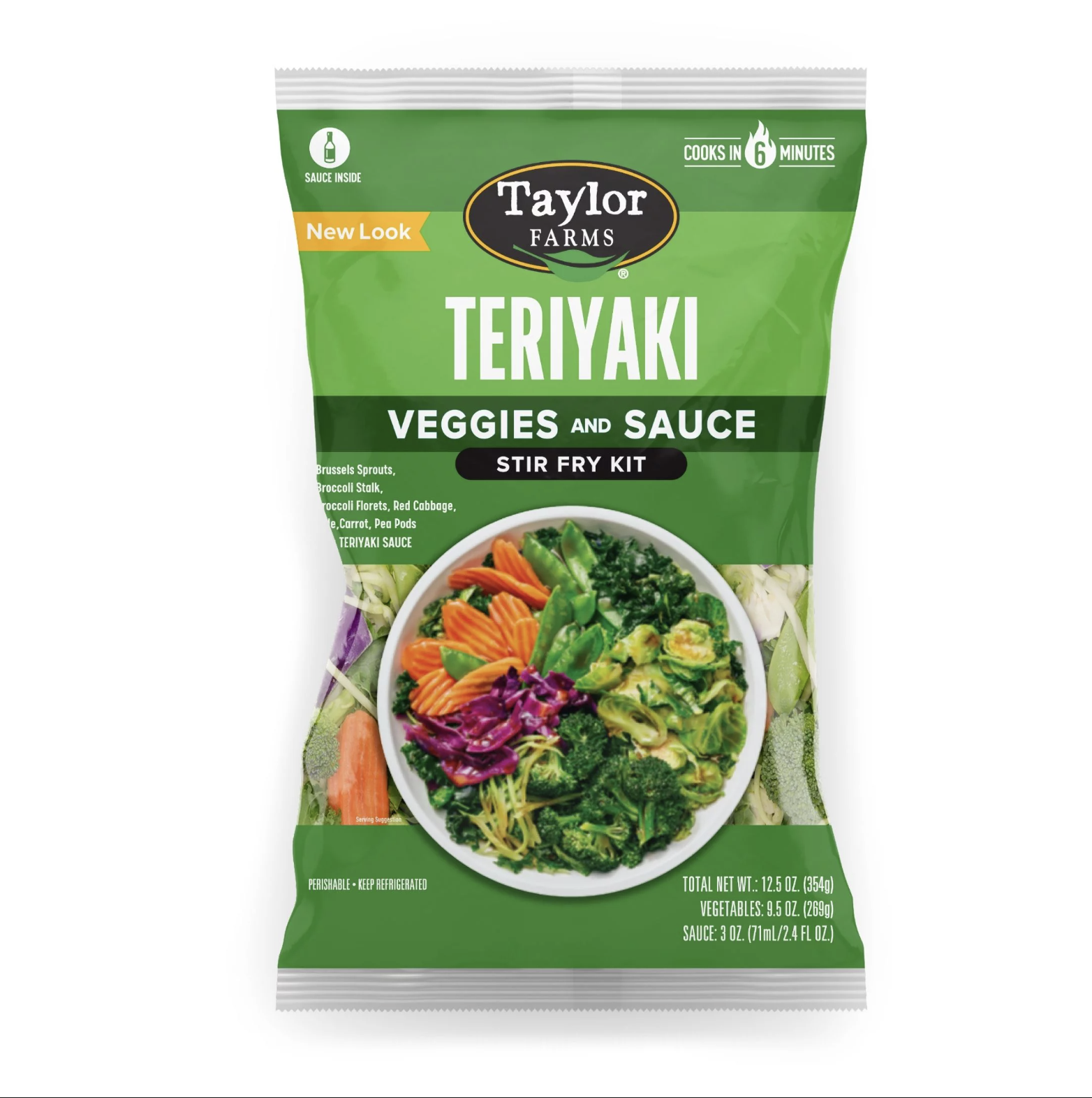 Teriyaki veggies and sauce stir fry kit
