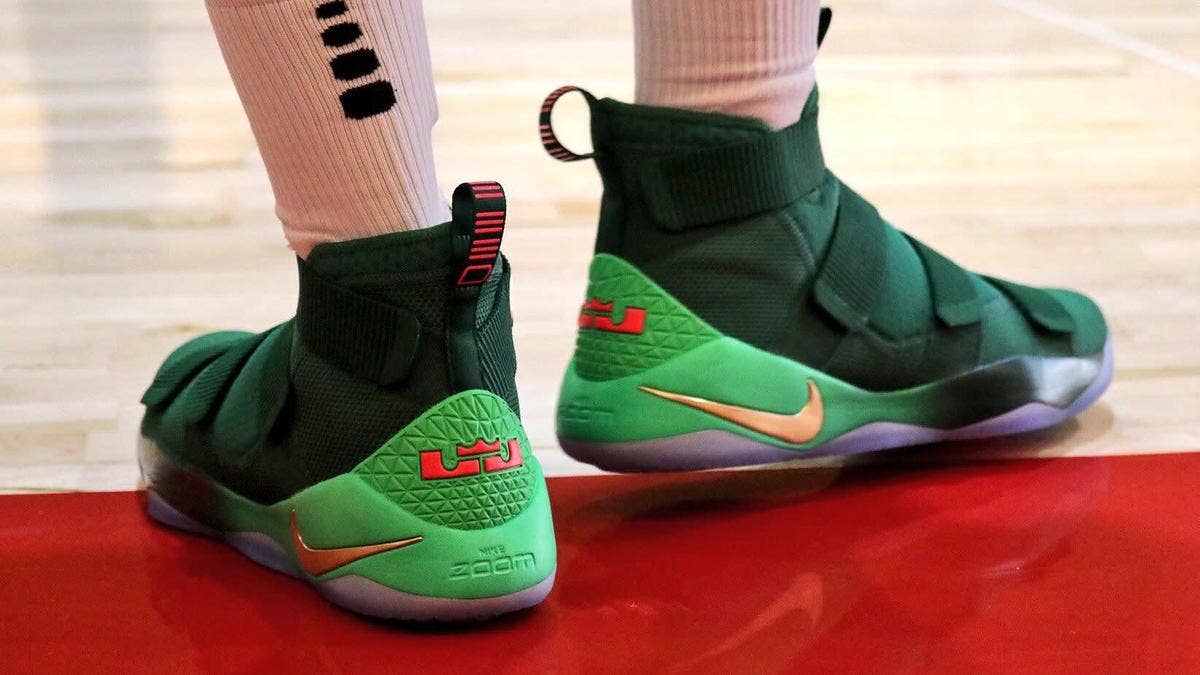 Though not releasing, Christmas colorways of LeBron and Kobe's latest signature models do exist.