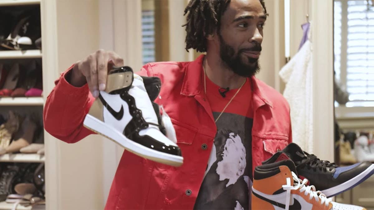 Coiski goes into Mike Conley's Memphis sneakers closet to check out his Air Jordan collection.