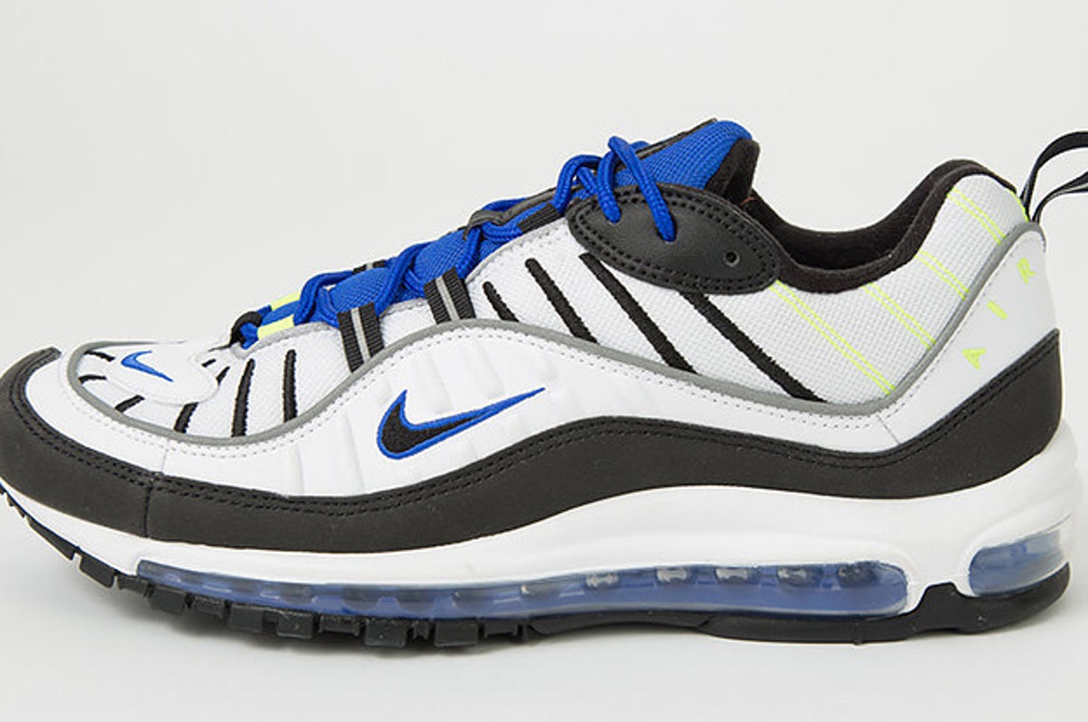 Nike Air Max 98 'White & Black & Racer Blue' Release Date. Nike SNKRS