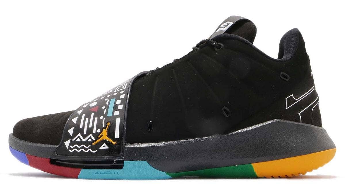 Drawing inspiration from '90s sitcom series 'Martin,' the Air Jordan CP3.XI adds geometric patterns and colors similar to the show's opening credit sequence.
