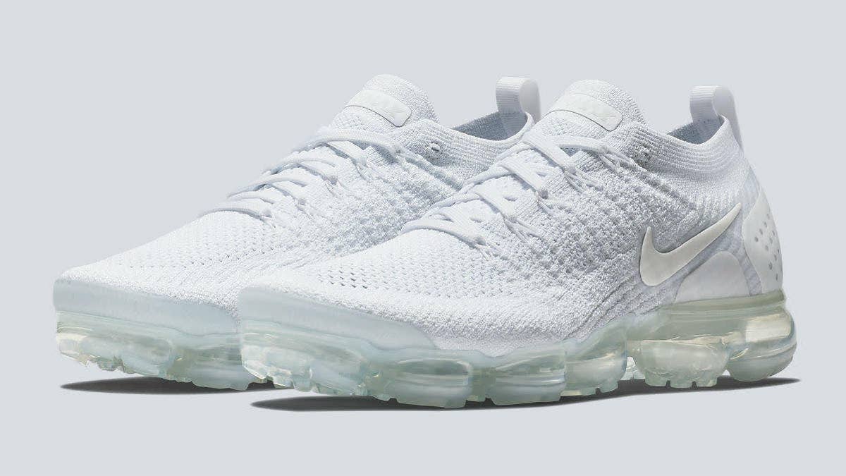 The 'Pure Platinum' Nike Air VaporMax 2 will release on June 7, 2018 for 