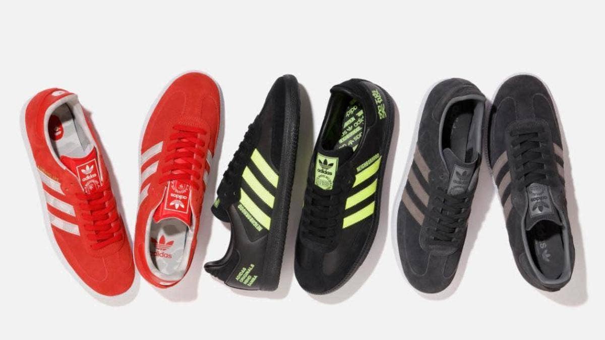The release date and details for the Adidas World Cup 'Winning Collection' featuring collaborations with Bape, Neighborhood, and White Mountaineering.