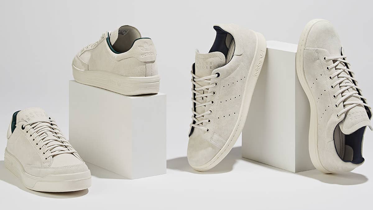 Barneys New York has released two premium suede versions of the Adidas Stan Smith and Rod Laver as a part of its 2018 BNY Sole Series.