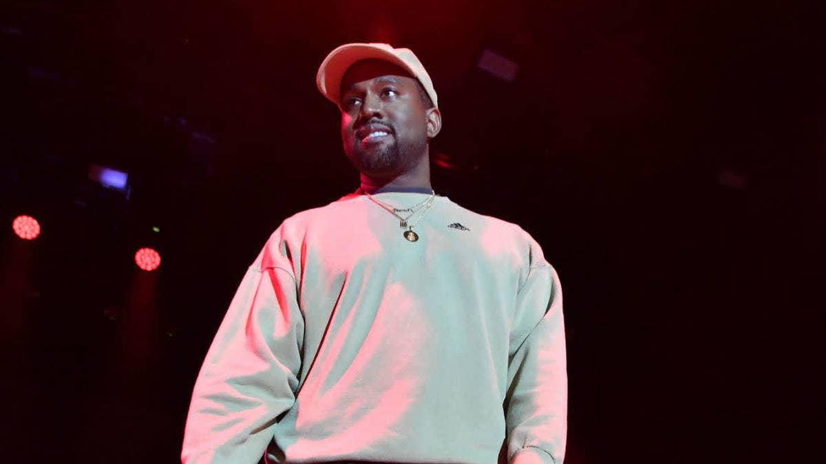 Guests at Adidas' 747 Warehouse St. event in Los Angeles were surprised by Kanye West.