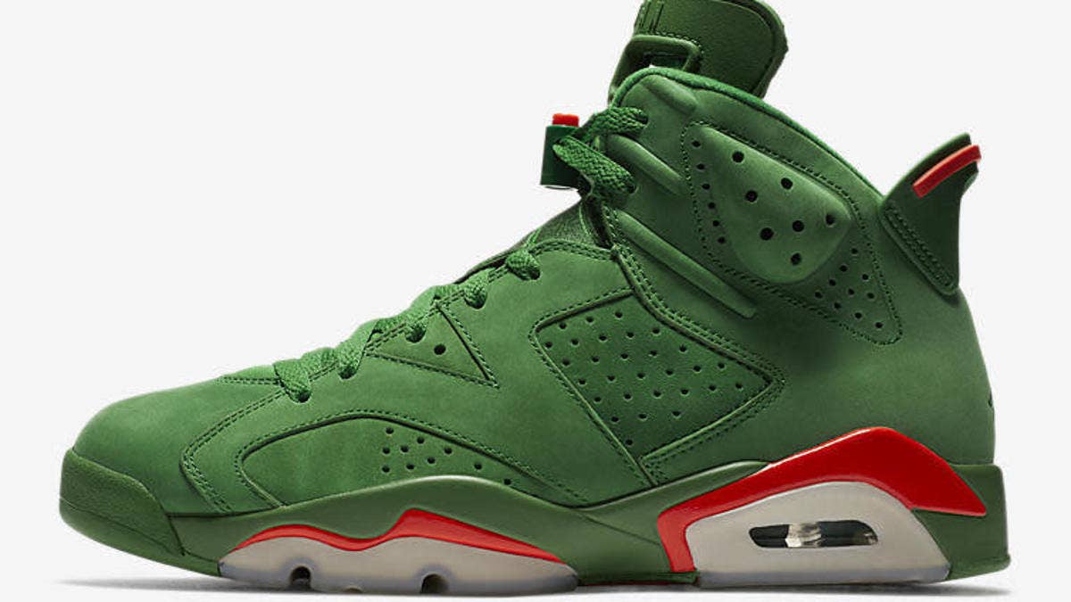 These Foot Locker stores will have the green 'Gatorade' Air Jordan 6.