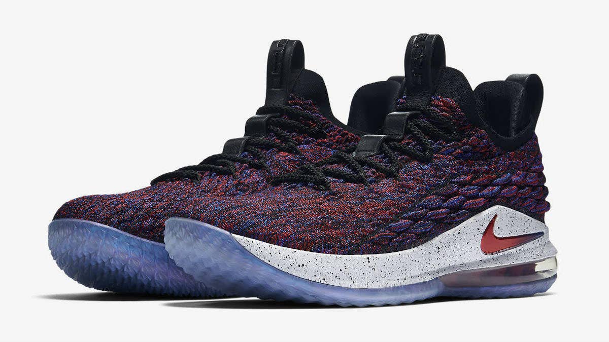 The 'Multicolor' Nike LeBron 15 Low will release in April 2018 for $150.