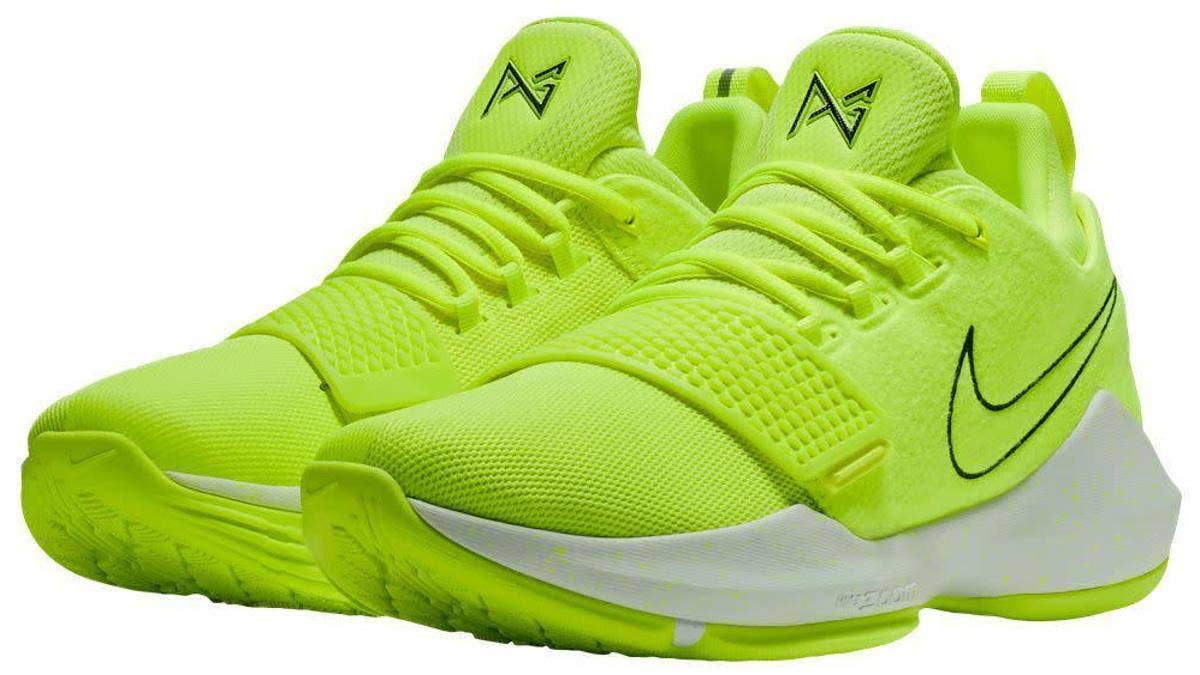 The latest 'Volt' colorway of the Nike PG 1 has a release date.