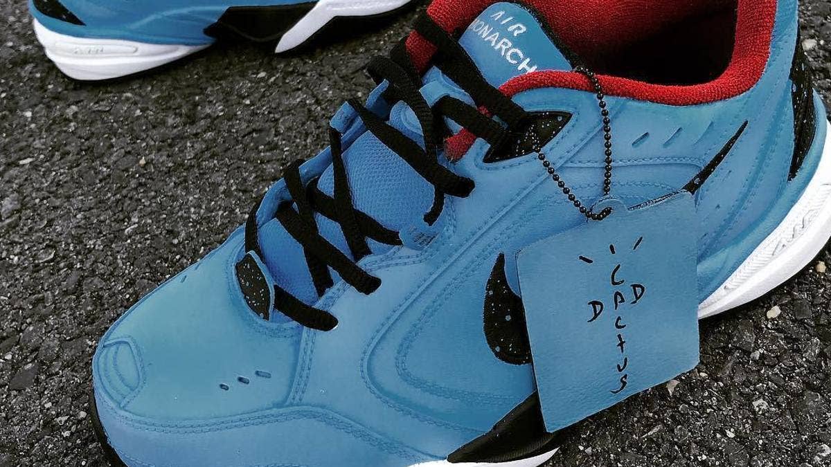 Taking cues from the popular Jordan collaboration by Travis Scott, Kreative Custom Kicks unveils the 'Cactus Dad' Nike Air Monarch, styled in the colors of the Houston Oilers.
