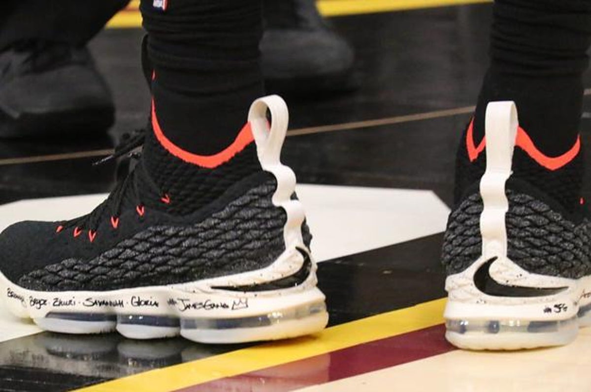 SoleWatch: James Rocks New Nike 15 for Game | Complex