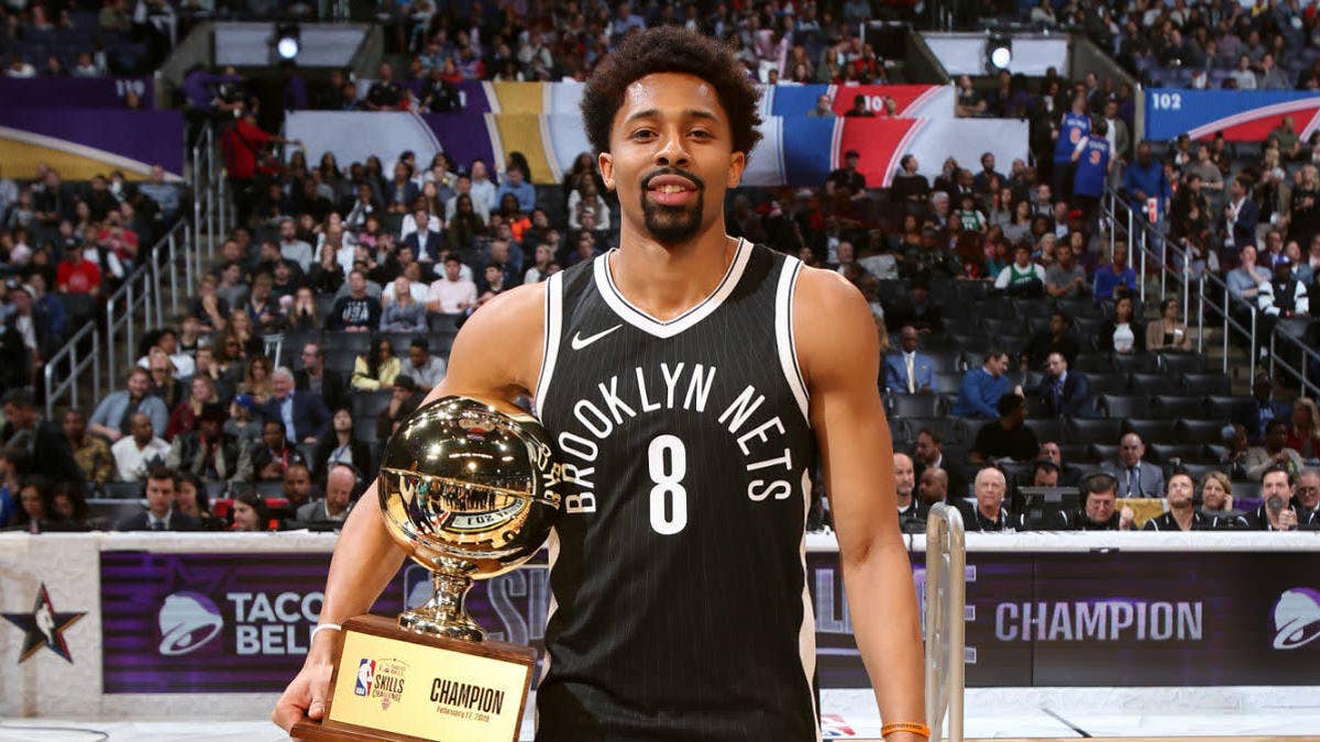 Spencer Dinwiddie, Joel Embiid, Al Horford, Andre Drummond and more compete in the 2018 NBA Skills Challenge.