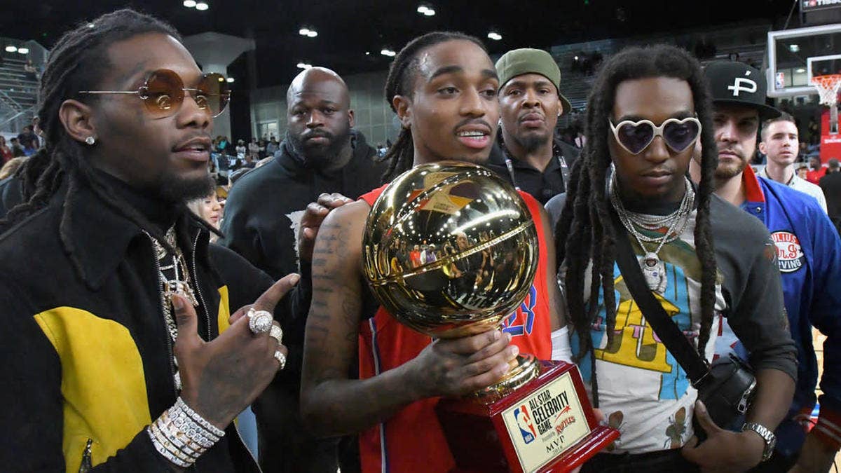 Quavo, Nick Cannon, Justin Bieber, Jamie Foxx, Michael B. Jordan and more compete in the NBA All-Star Celebrity Game.