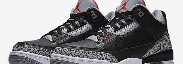 Jordan 3 clearance black cement restock