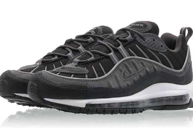 Nike 98 hot sale black and grey