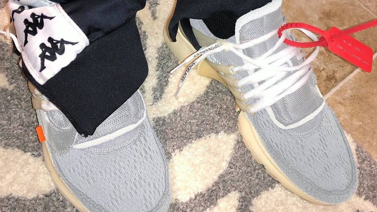 A silver-based colorway of the Off-White x Nike Air Presto has surfaced.