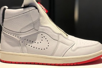 Air Jordan 1 High Zip Men's White/Red