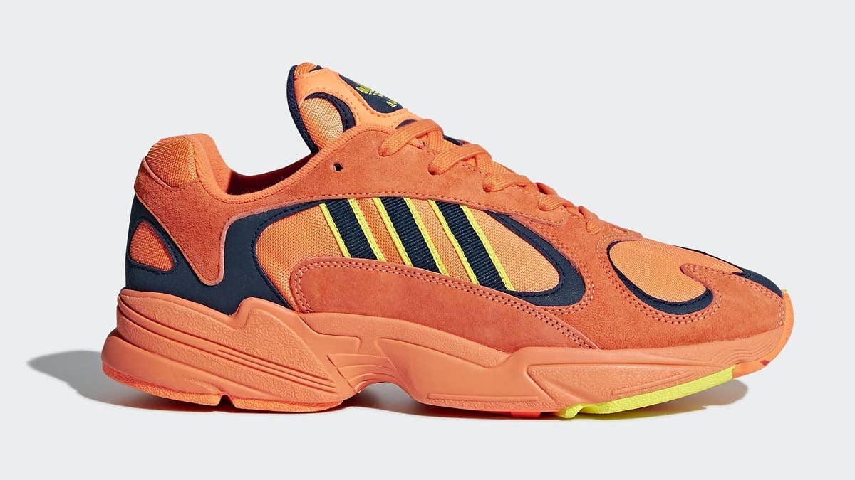 Another contribution to the current 'dad' shoe wave, the Adidas Yung-1 'Hi-Res Orange' is dropping at adidas.com on Thursday, June 21, 2018, at a retail price of $120. 